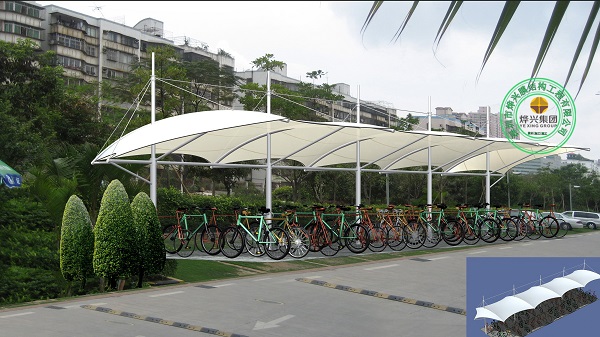 膜結構車棚保護管理的重要性